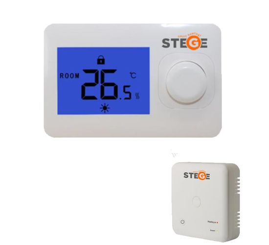 Termostat electronic fara fir STEGE WT100 RF