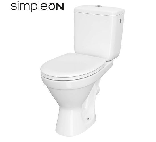 Set WC Cersanit Cersania Simple On cu rezervor si capac K11-2339