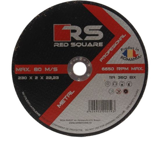Disc de debitat metal Red Square 115x1.5x22.2mm